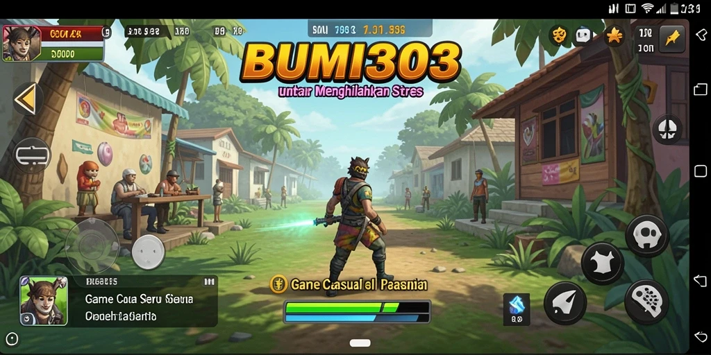 Screenshot BUMI303 menampilkan keseruan gameplay Casual di berbagai level.