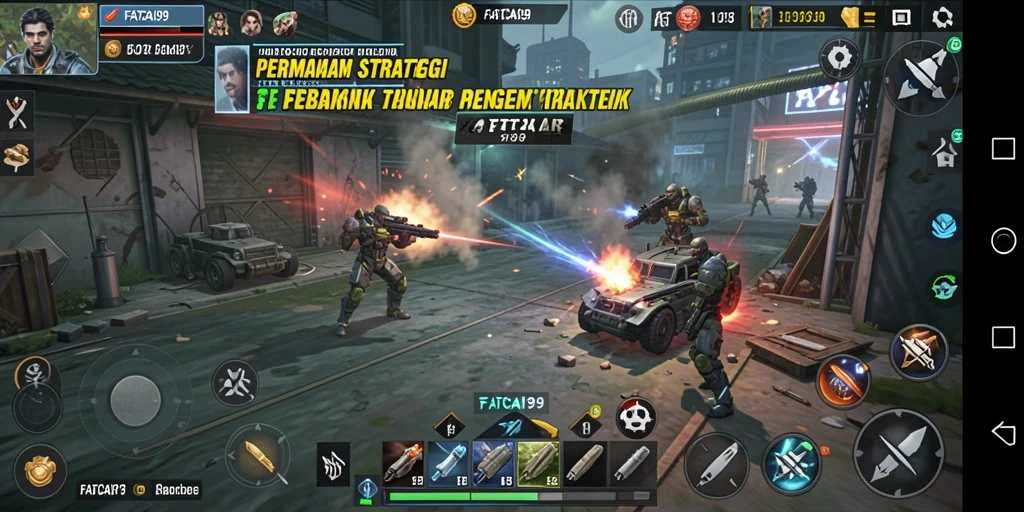 Tampilan menarik dari gameplay strategis di FATCAI99.