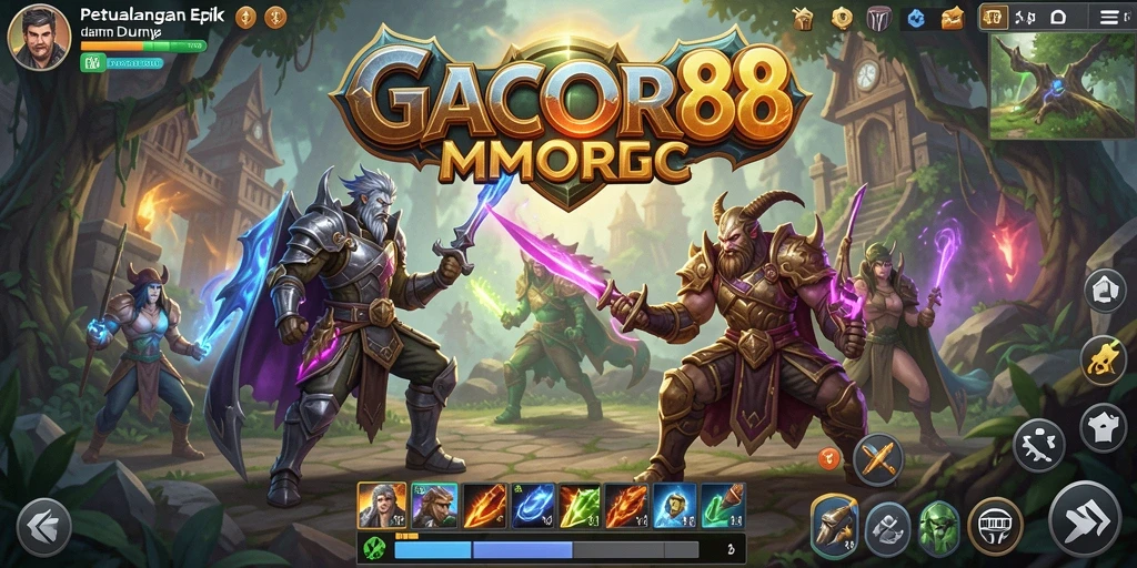 Tampilan gameplay <strong>GACOR88</strong> menghadirkan aksi seru dan grafis menawan.