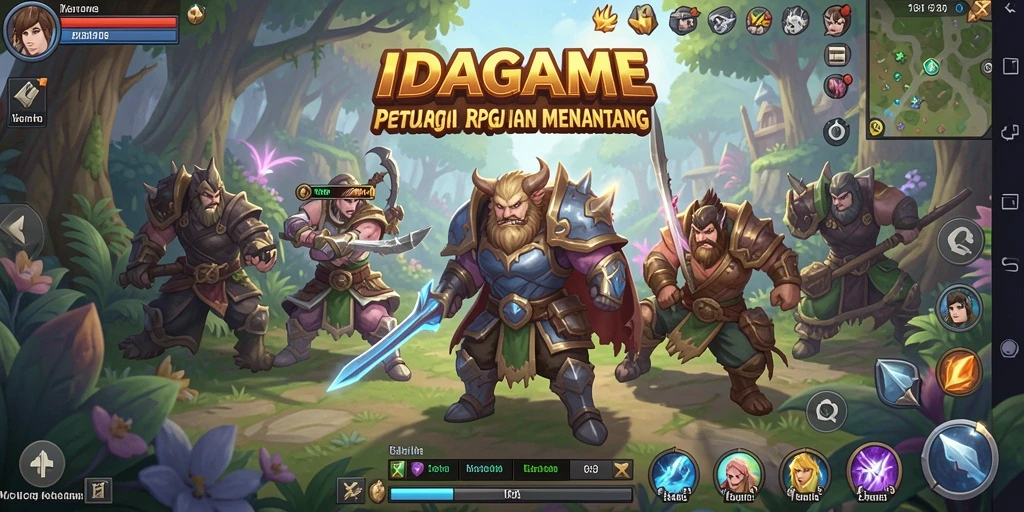 Tampilan menarik dari gameplay seru IDAGAME yang menyuguhkan aksi ARPG.