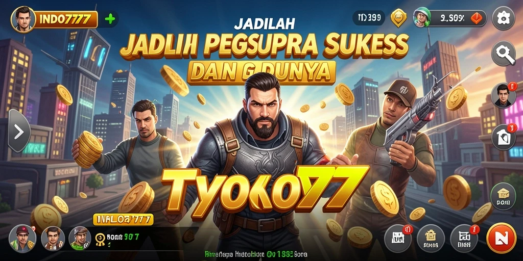 Screenshot gameplay yang menunjukkan keseruan mengelola bisnis Tycoon.