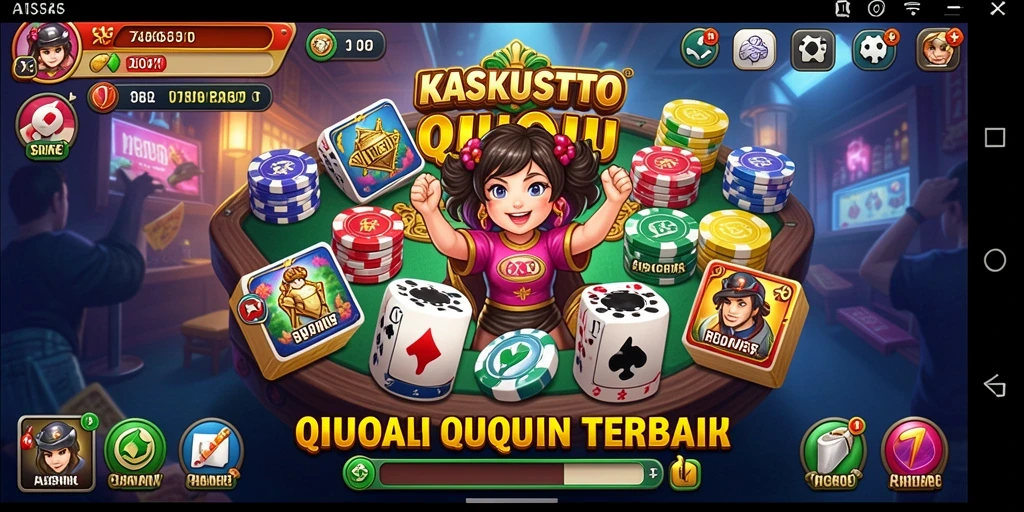 Tampilan gameplay seru dalam KASKUSTOTO QiuQiu.