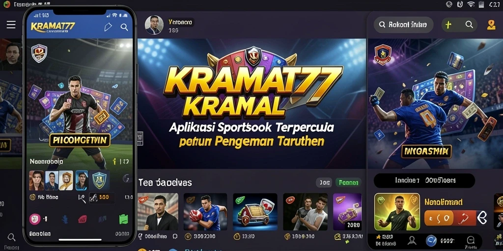 Tampilan menarik dari gameplay aplikasi Sportsbook KRAMAT77.