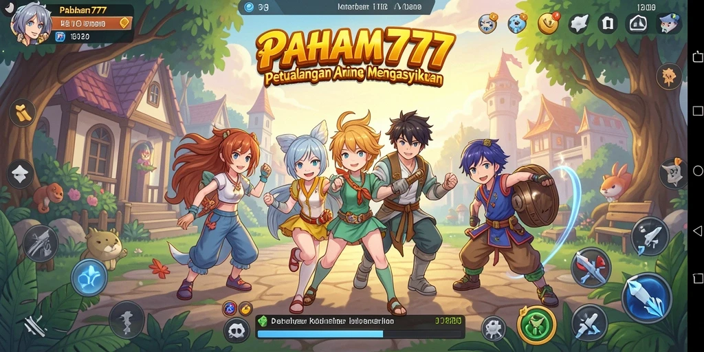 Tampilan gameplay seru dan karakter unik di PAHAM777.