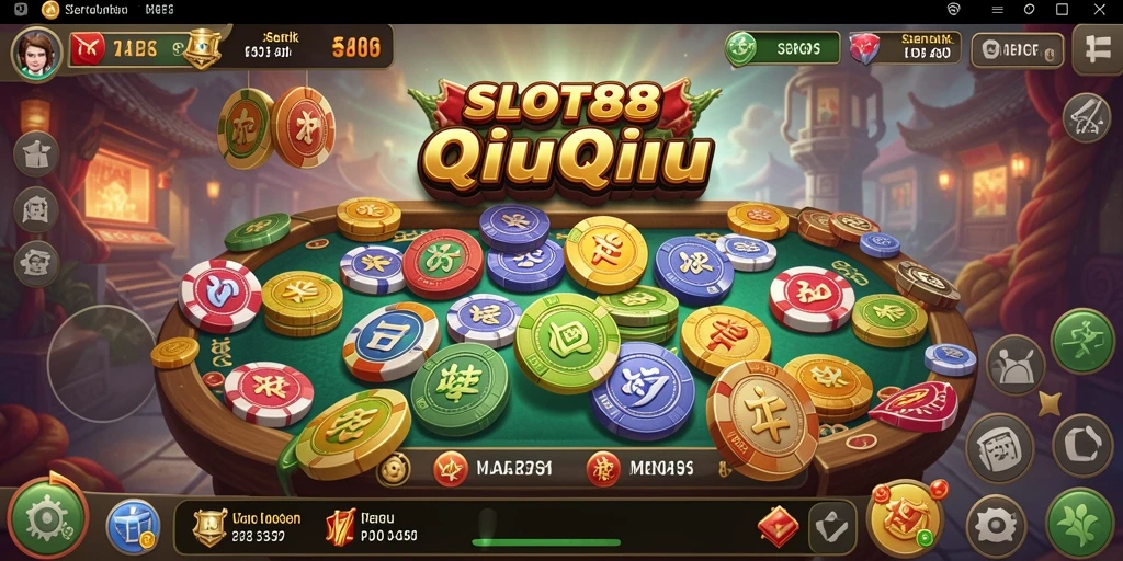 Gambaran gameplay QiuQiu yang seru dan interaktif.
