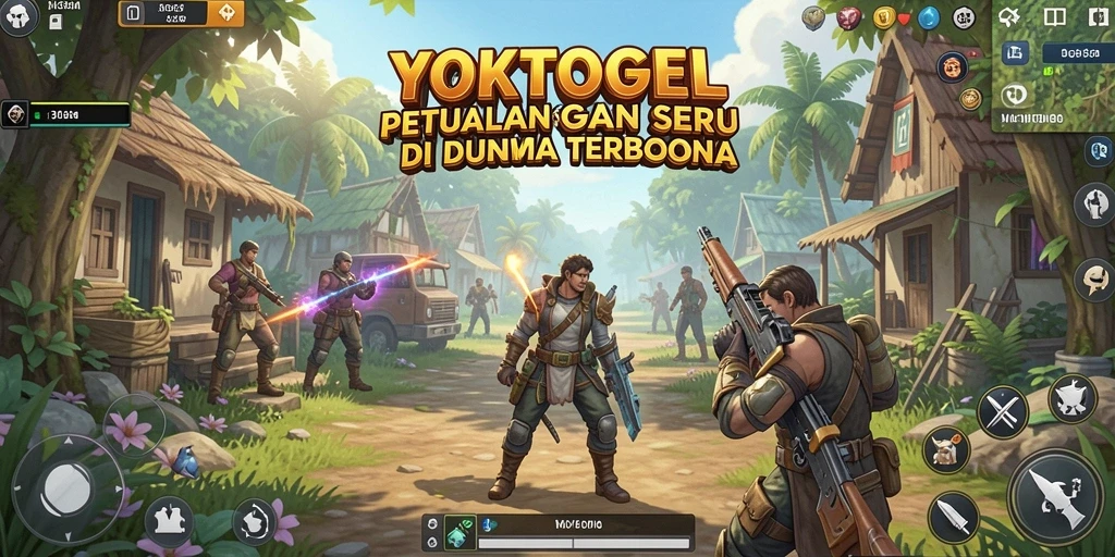 Tangkapan layar gameplay YOKTOGEL menunjukkan dunia yang luas dan terbuka.